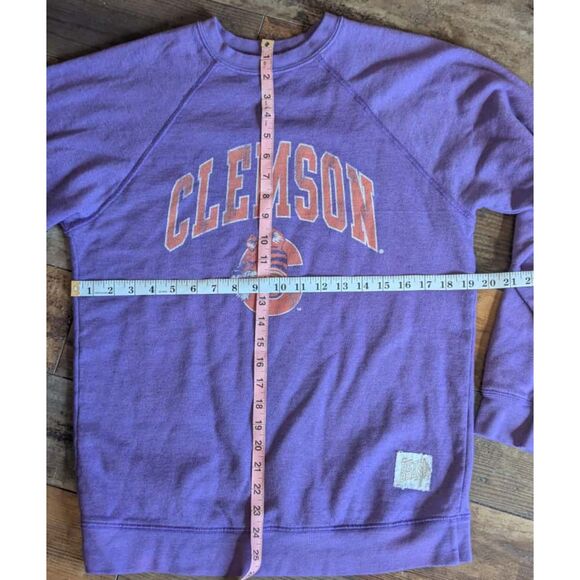 Retro Brand Clemson University Crewneck Sweatshirt, Size M - Picture 3 of 4